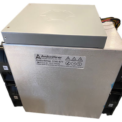 Asic Blockchain Miner Avalon 1246 87t canna avalonminer A1246 pro Bitcoin माइनिंग मशीन