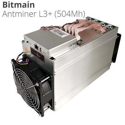 LTC DOGECOIN Antminer L3+ 504m Asic Miner Machine Scrypt 800W Litecoin डॉग कॉइन माइनिंग टूल