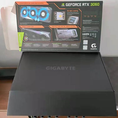 तीन प्रशंसक ग्राफिक वीडियो कार्ड NVIDIA गीगाबाइट RTX 3060 GAMING OC 12G GDDR6