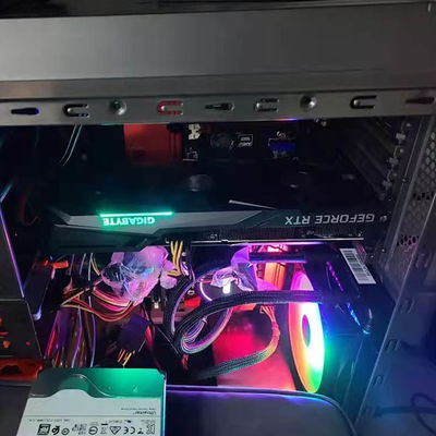 तीन प्रशंसक ग्राफिक वीडियो कार्ड NVIDIA गीगाबाइट RTX 3060 GAMING OC 12G GDDR6
