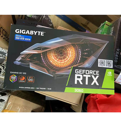 GPU खनन रिग के लिए RTX 3060 गैर LHR ग्राफिक कार्ड GDDR6 12GB